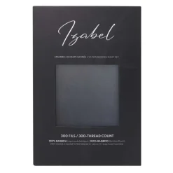 2 Twin XL Bamboo Bed Sheet Set - Charcoal Grey