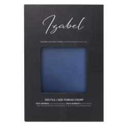 2 Twin XL Bamboo Bed Sheet Set - Blue