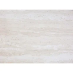 Accent table - 24"h / beige marble / gold metal - Monarch