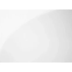 Accent table - 24"h / glossy white / chrome metal - Monarch