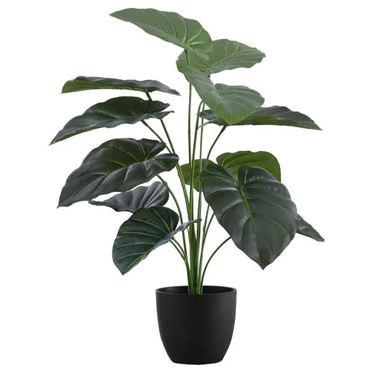 Artificial plant - 24"h / indoor alocasia in a 5" pot