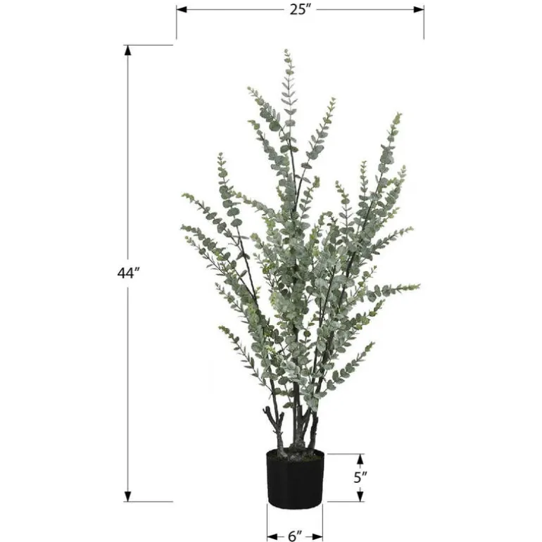 Artificial plant - 44"h / indoor eucalyptus in a 5" pot