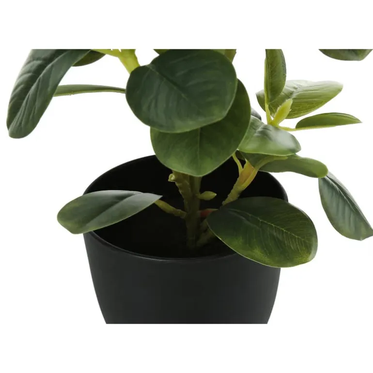 Artificial plant - 2pcs / 14"h ficus elastica in 4" pot