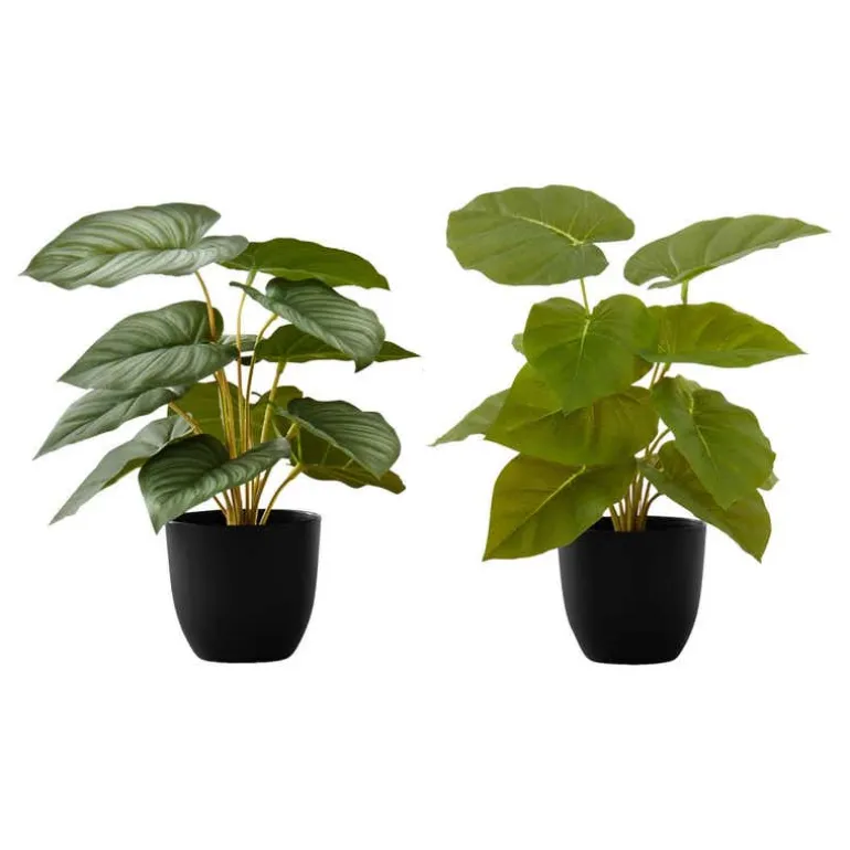 Artificial plant - 2pcs / 13"h epipremnum / 4" pot