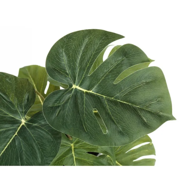 Artificial plant - 2pcs / 13"h monstera/calathea/ 4" pot
