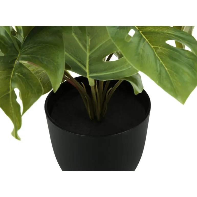 Artificial plant - 2pcs / 13"h monstera/calathea/ 4" pot