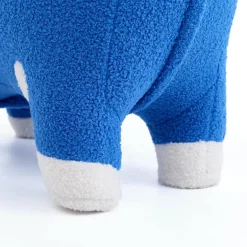 Blue Giraffe-Shaped Kids Pouf – 29.5