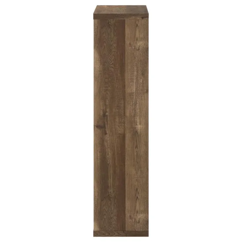 Bookcase - 48"h / brown reclaimed wood-look/ adj. shelves - Monarch