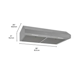 BROAN Range Hood Standard Stainless Steel 36