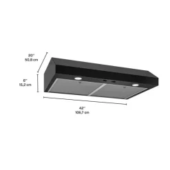BROAN Range Hood Standard Black 42
