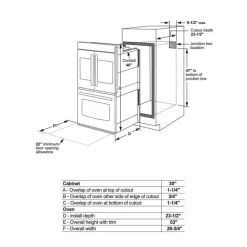 CAFE Built-In Wall Oven White  30
