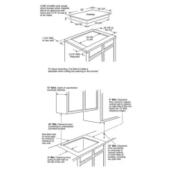 CAFE Cooktop Induction Black 36