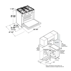 CAFE Dual-Fuel Range White 30