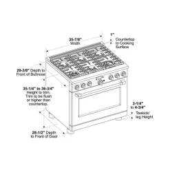 CAFE Range Black 36