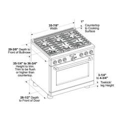CAFE Range Stainless Steel 36