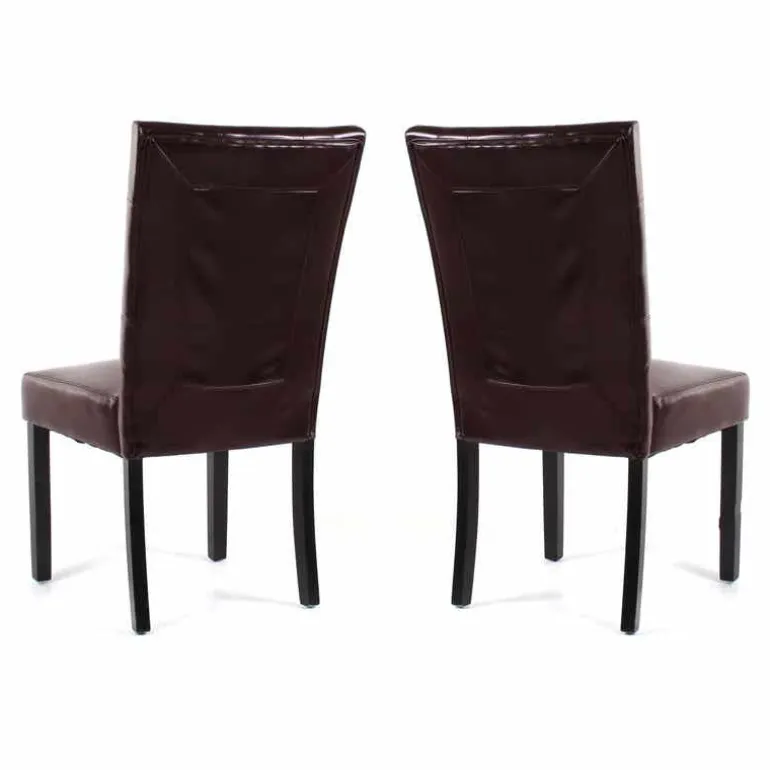 Chairs (Set of 2) - Brown