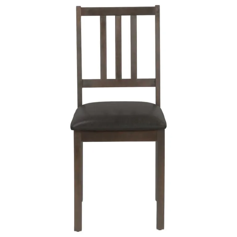 Chairs (Set of 2) - Dark Brown - Monarch