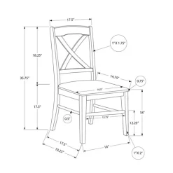 Chairs (Set of 2) - White - Monarch