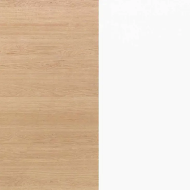 Chrono Filing Cabinet, 3-Drawer, White And Natural Maple - Nexera