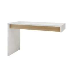 Chrono 3pcs Home Office Set, Natural Maple & White - Nexera