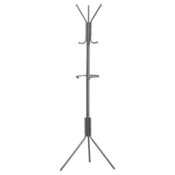 Coat rack - 68"h / silver metal