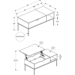 Coffee Table 42"L - Monarch