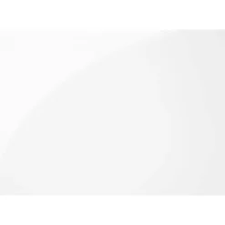 Computer desk - 1 storage drawer - 48"l - glossy white - Monarch