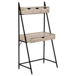 Computer desk - 2 tiers / 4 storage drawers / ladder style - 32