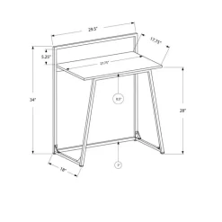 Computer desk - juvenile / small writing or laptop table / modern style - 30