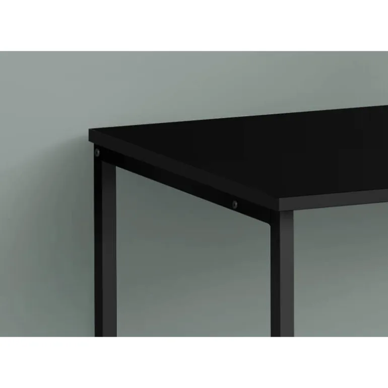 Computer desk - 40"l / black / black metal - Monarch