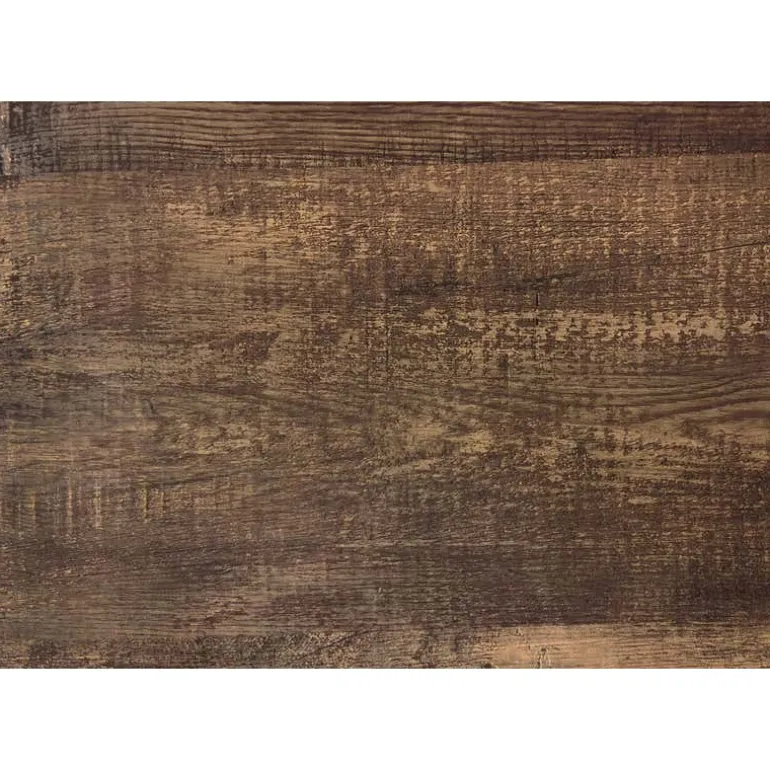 Computer desk - 48"l / brown reclaimed wood / black metal - Monarch