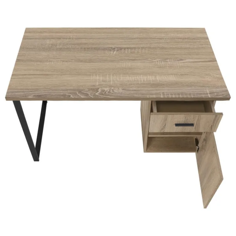 Computer desk - 48"l / dark taupe left or right facing - Monarch
