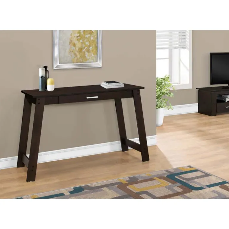 Computer desk - 42"l / espresso with a storage drawer - Monarch