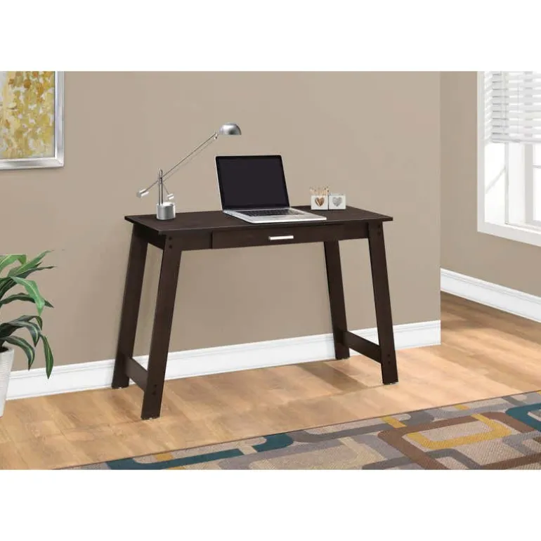 Computer desk - 42"l / espresso with a storage drawer - Monarch