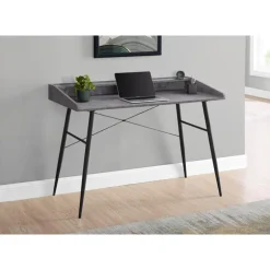 Computer desk - small hutch / 2 storage cubbies / 1 shelf - 48