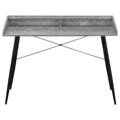 Computer desk - small hutch / 2 storage cubbies / 1 shelf - 48