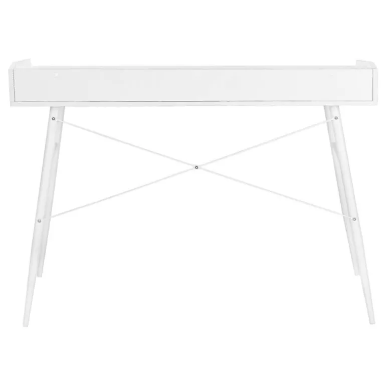 Computer desk - small hutch / 2 storage cubbies / 1 shelf - 48"l - white / wh - Monarch