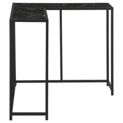 Console table - l-shaped / corner / metal frame - 36