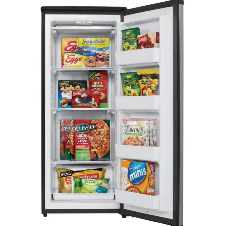 DANBY 8,5 Cu Ft Freezer Stainless, Vertical, 24" - DUFM085A4BSL