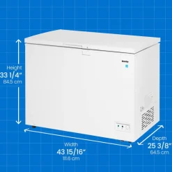 DANBY 10 Cu Ft Freezer White, Honrizontal, 44