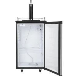 DANBY 5.4 cu. ft. Single Tap Keg Cooler Stainless 21