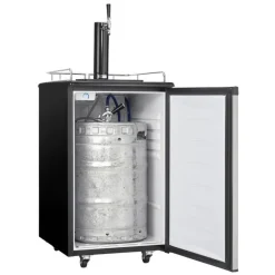 DANBY 5.4 cu. ft. Single Tap Keg Cooler Stainless 21