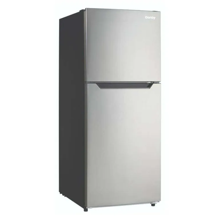 DANBY 24 In 10,1 Cu Ft Refrigerator Stainless Top Freezer - DFF101B1BSLDB