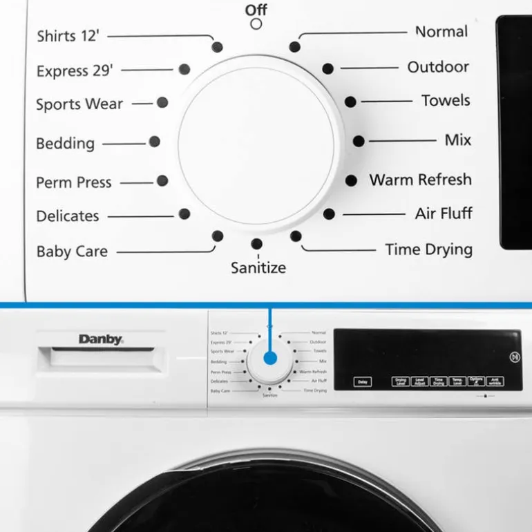 DANBY Dryer White 24" - DDY040D3WDB