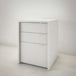 Desk and 3-Drawer Filing Cabinet - Nexera