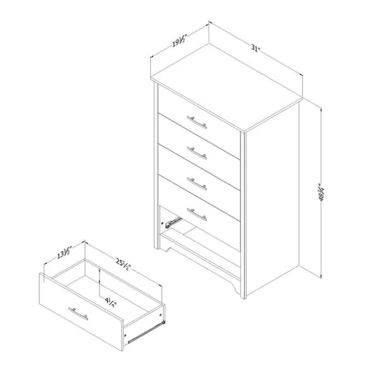 5-Drawer Chest - South Shore