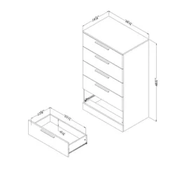 5-Drawer Chest Storage Unit - South Shore
