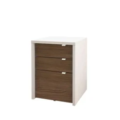 3-Drawer Filing Cabinet + Desk - Nexera