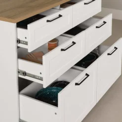 6-Drawer Kitchen Island - South Shore