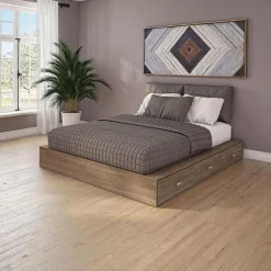 6-Drawer Storage Queen Platform Bed (60
